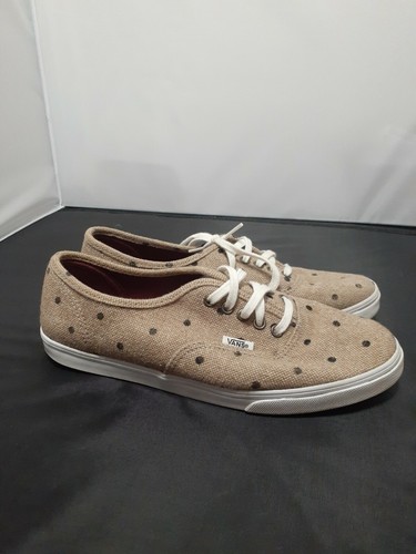 brown dot sneakers
