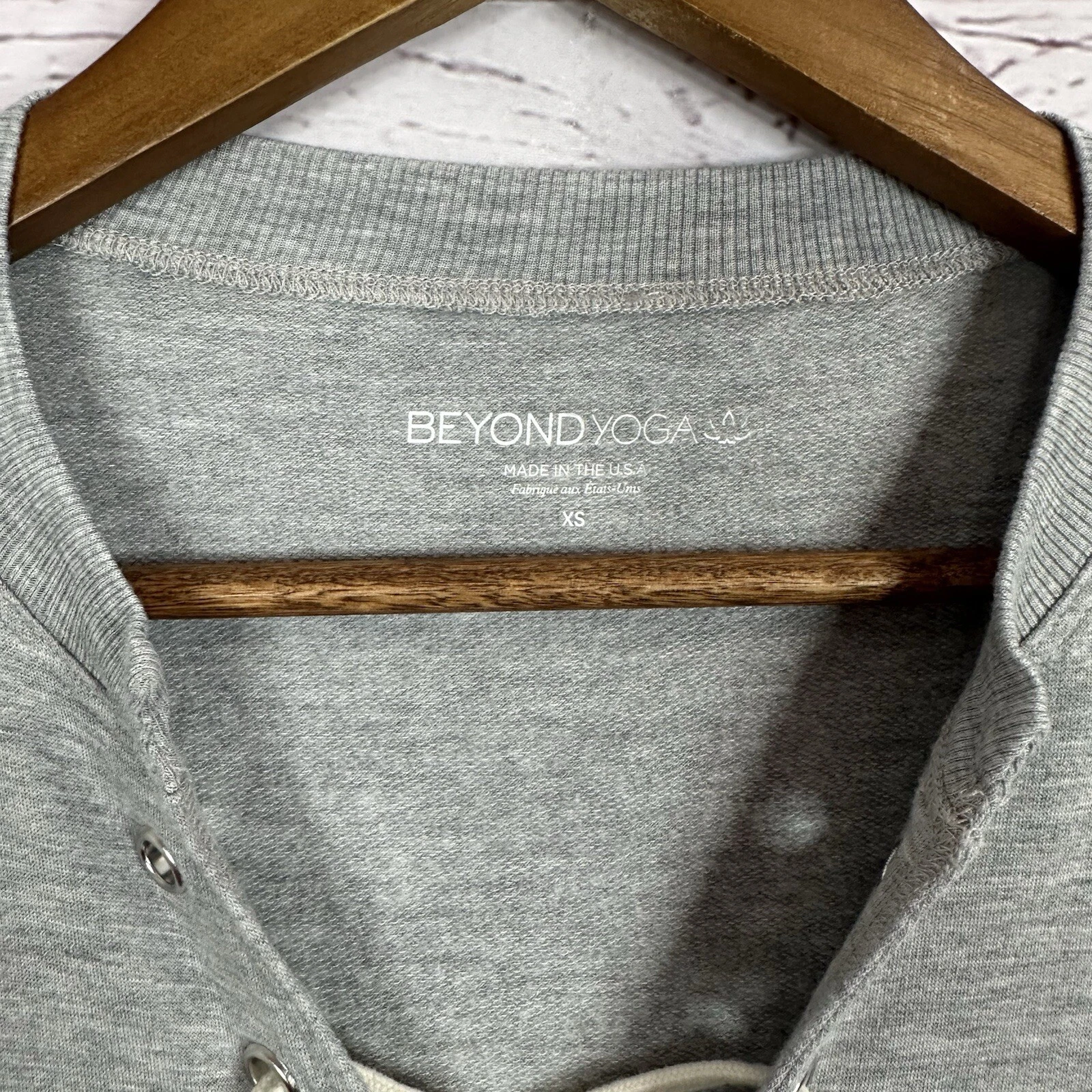 beyond-yoga pull over soft stretch casual lounge sweatshirt
