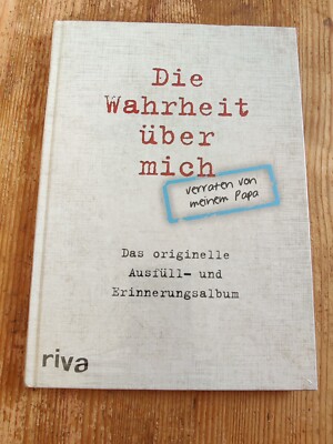 Die Wahrheit über mich   verraten von meinem Papa  - NEU OVP Erinnerungsalbum