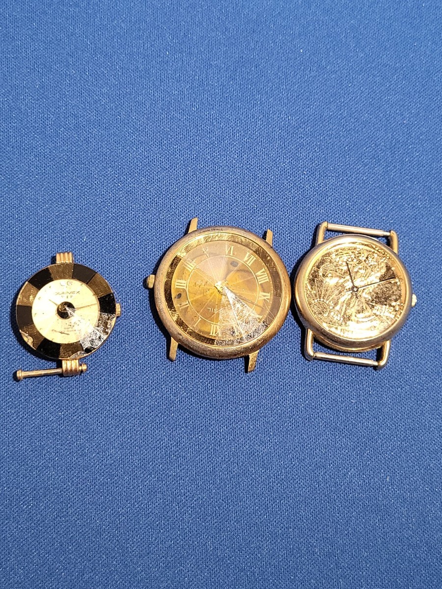 X3 Large Watch Faces Coin Face, Quemex, fossil Parts Not