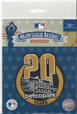 2024 San Diego Padres Petco Park 20th Anniversary Patch Official 20 Years Logo