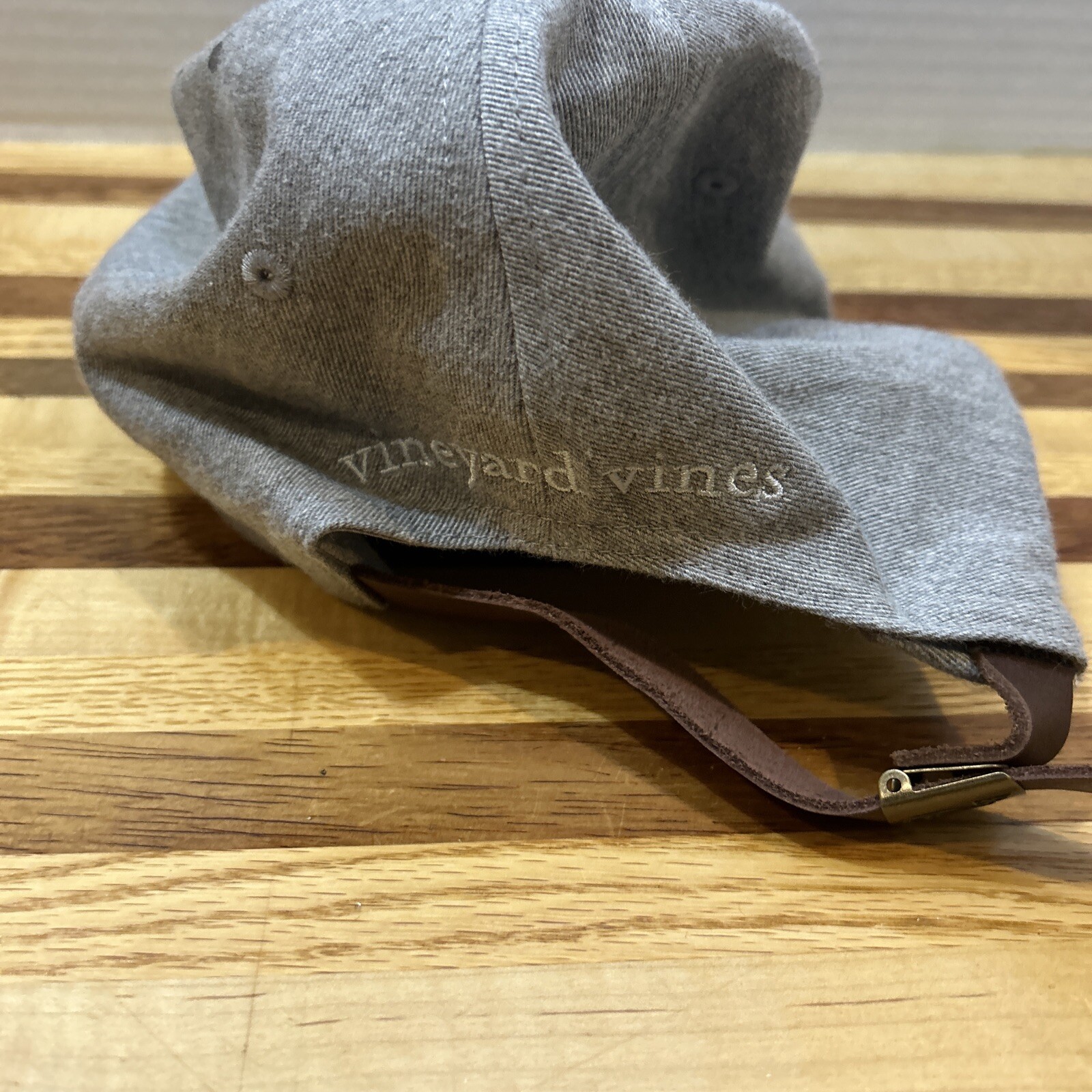 Vineyard Vines Gray Adjustable Hat - image 3