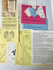 Quilt Patterns Lot of 12 Various Patterns See Description 1979 Made in USA NEW