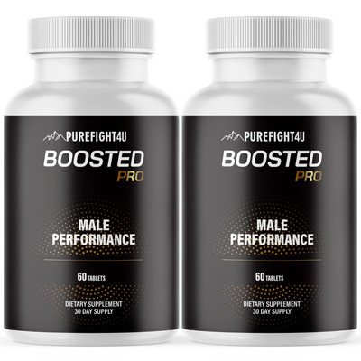 Boosted Pro Enhanced Male Performance with Powerful Supplement 2 Bottles