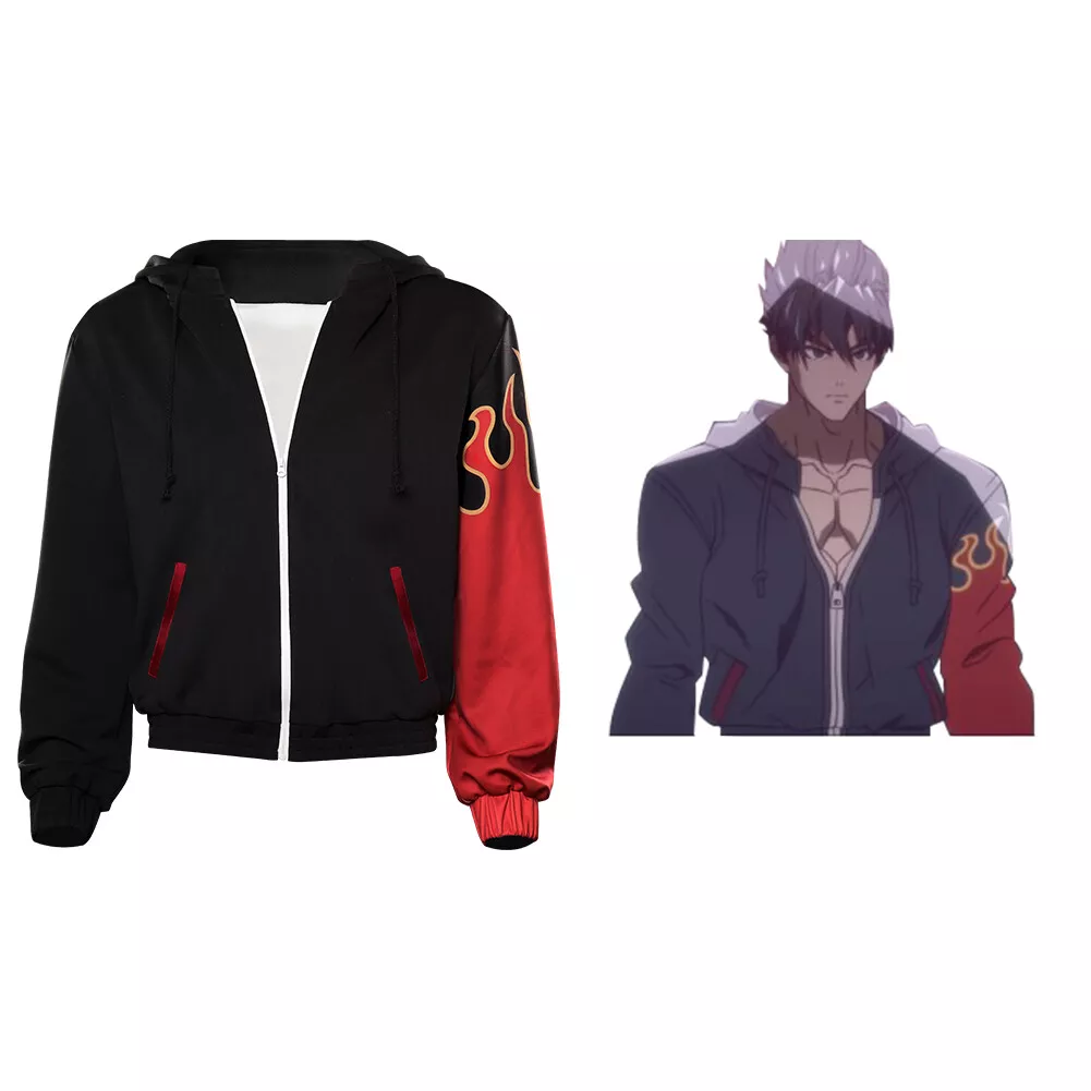 Tekken: Bloodline Kazama Jin Cosplay Costume Hoodie Coat Outfits Casual  Suit