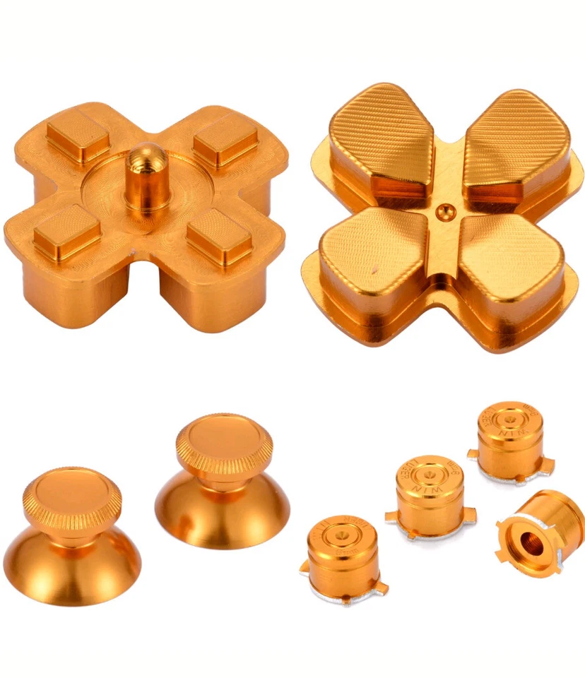Alu Bullet Buttons für PS4 Controller Thumbsticks Tasten Knöpfe Modding Set  - Bild 4 von 4