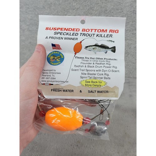 Spivey Enterprises Suspended Bottom Rig Speckled Trout Killer 1.5oz Fishing Lure