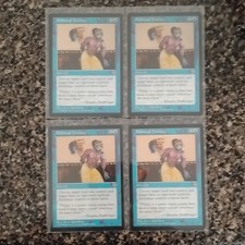 Magic The Gathering Political Trickery x4 Sorcery Blue Ice Age 1995 Mark Tedin