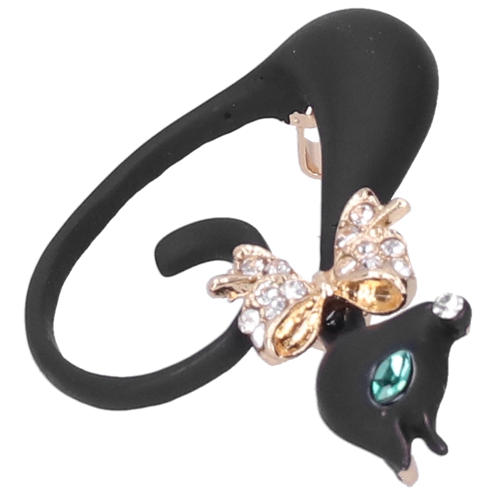 Brooch Pin Diamante Cat Animal Pattern Lapel Pin AllMatch Party Corsage Accessor