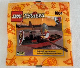 Lego Castle #1804 Crossbow Boat Complete Instructions Bag