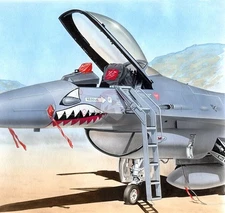 Plus Model 1/48 Ladder for F-16A / F-16C Fighting Falcon Cold War-Present AL4041