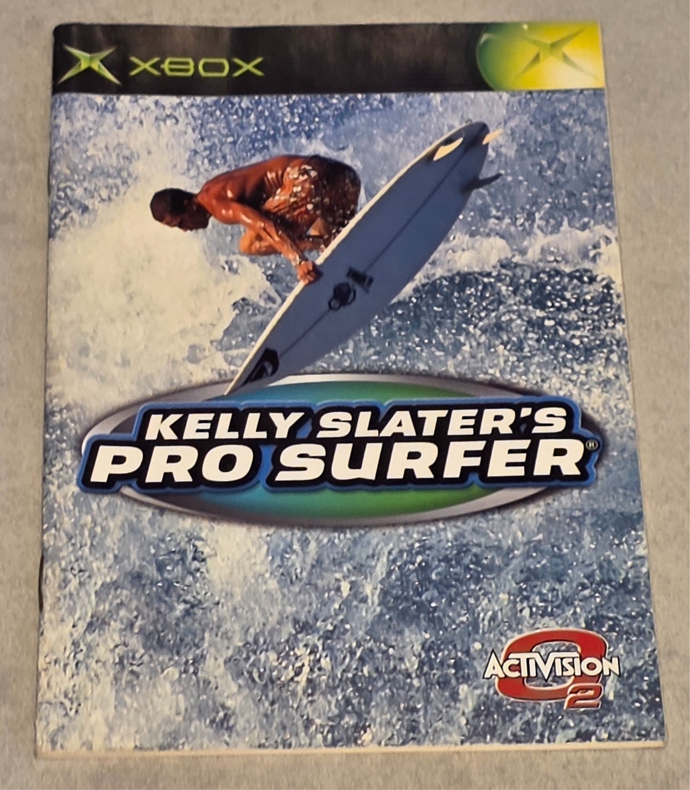 NOTICE SEUL MANUAL ONLY KELLY SLATER'S PRO SURFER XBOX