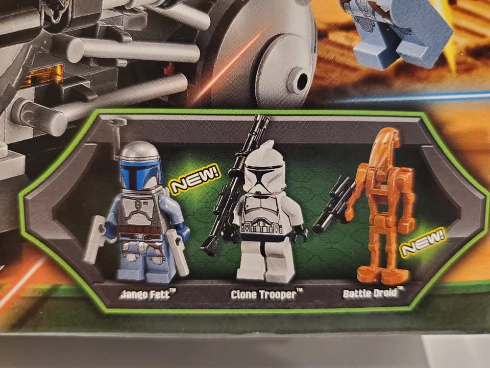 LEGO Star Wars 75015 Alianza Corporativa Tanque Droide NISB Jango Fett RARO. RETIRADO Foto 4 de 4