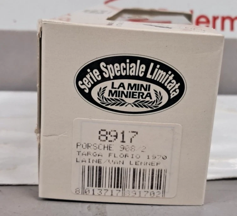 BEST 1/43 -PORSCHE 908/2 TARGA FLORIO 1970 VAN LENNEP - 8917 MINIMINERA - Immagine 2 di 4