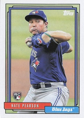2021 Topps Update #T92-48 Nate Pearson 1992 Topps Redux Toronto Blue Jays