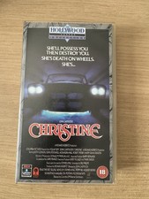 CHRISTINE RCA COLUMBIA VHS Tape PAL VIDEO 1989 The Hollywood Horror Collection
