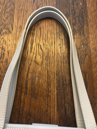 Glass and Ladder Co Michelle Tote Bag, Medium, Baby Blue and Gold - Picture 16 of 17