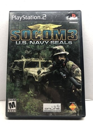 SOCOM 3: U.S. Navy SEALs (PlayStation 2, 2005) Complete Tested Working 