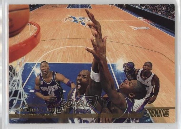 2002-03 Topps Stadium Club Tenth Anniversary Michael Jordan #100 HOF 7v7