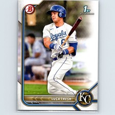 2022 Bowman - Prospects Luca Tresh #BP-136 - Kansas City Royals