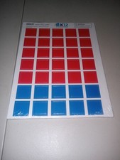 K12 Color Tiles 04637 LOT DE CARREAUX DE COULEUR, FORMES ÉDUCATIVES - 100 PIÈCES
