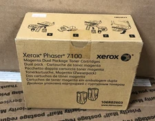 (NEW!) Xerox 106R02603 (Phaser 7100) Magenta Dual Package Toner