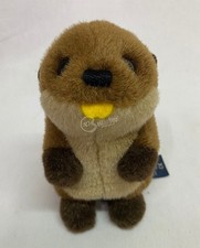 Pupazzo peluche castoro Trudy Hand Made originale giocattoli bambini collezione