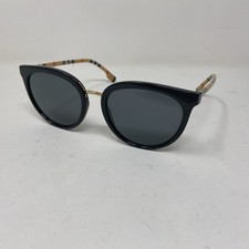 Burberry B 4316 3853/11 54-19-140 Black Plaid W/ Gray Lens Sunglasses 210Q