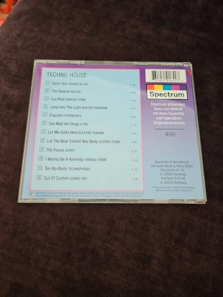 Musik Cd Techno House / Gebraucht - Bild 3 von 3