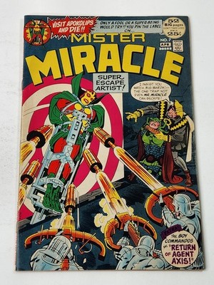 Mister Miracle 7 1st App Kanto 1st Cover Big Barda DC Comics Bronze Age 1972
