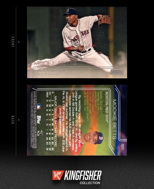 2015 Topps Stadium Club Mookie Betts #101 Boston Red Sox