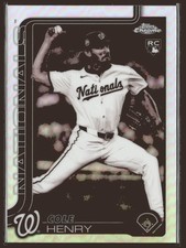 2025 Topps Chrome Update #USC72 Cole Henry Sepia Refractors