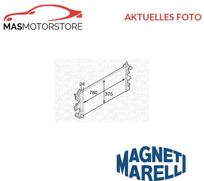 KÜHLER WASSERKÜHLER MOTORKÜHLER MAGNETI MARELLI 350213126900 I NEU