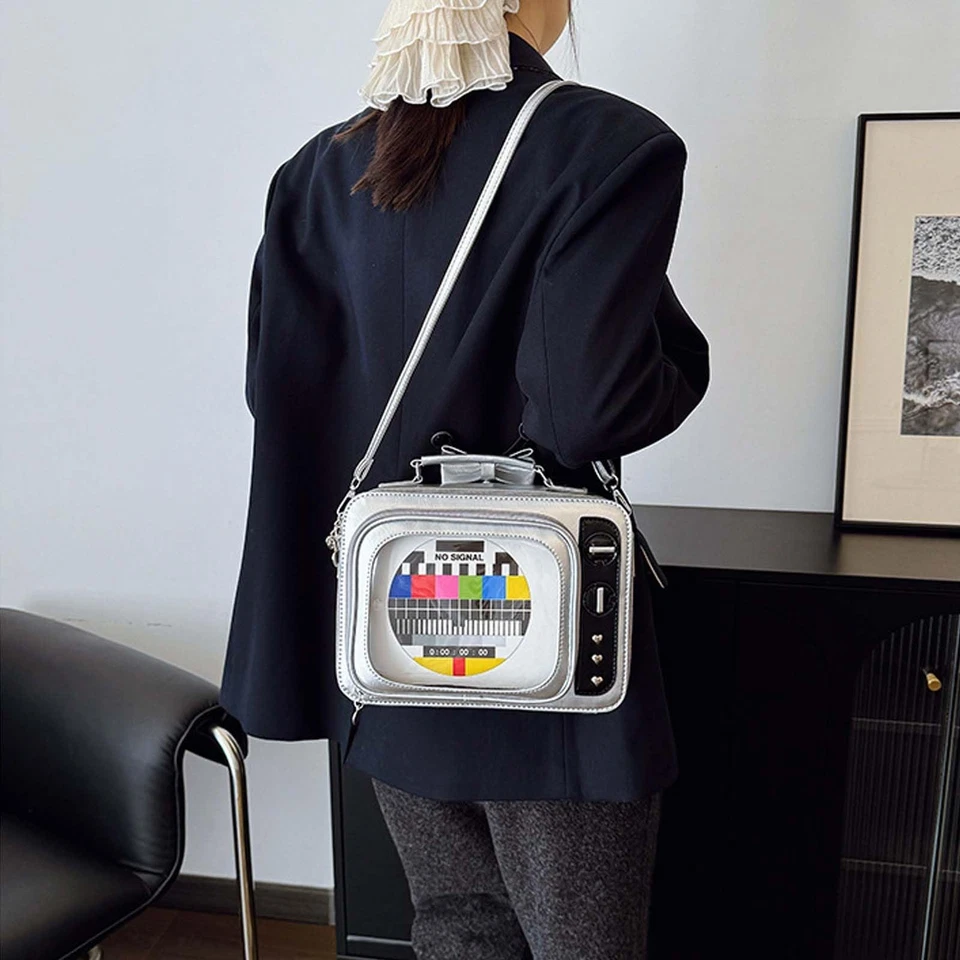 Bolso Bandolera Itabag Retro Televisión Transparente Ventanas Pantalla Anime Ba... Foto 2 de 4