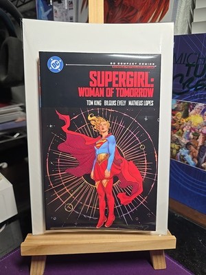 DC COMPACT COMICS 2026 SUPERGIRL WOMAN OF TOMORROW SIGNED TOM KING COA . 