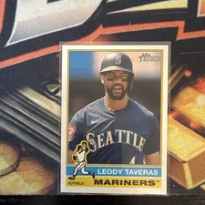 Topps 2025 Heritage High Number Leody Taveras Mariners #627 Baseball Card