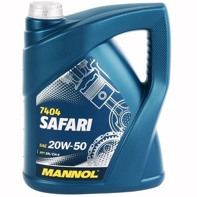 5L 20W-50 MOTOR-ÖL MANNOL SAFARI API SN/CH-4 20W50 YOUNGTIMER OLDTIMER UNIVERSAL