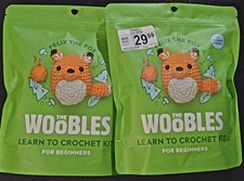 The Woobles Felix The Fox Animal Kit Beginner Crochet Kit  Pet