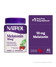 Natrol Melatonin 10 Mg Strawberry Flavor - 90 Gummies