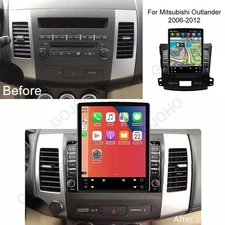 64GB For Mitsubishi Outlander 2006-12 Android 13 Car Stereo Radio Apple CarPlay