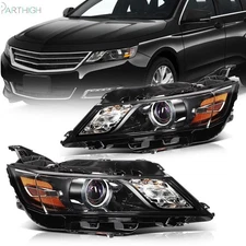 For 2014-2020 Chevy Impala Headlights Assembly Black Housing Left+Right Pair