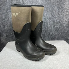 Pacific Crest Boots Mens 11 Rubber Rain Wading Water Outdoors Fishing