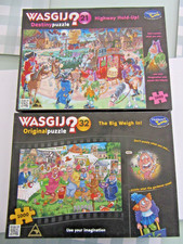 Wasgij--Mystery Puzzle 1000 piece each--Two puzzles No 32 & No 21-Ex condition