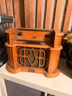 Daklin “World Band” Retro Wooden Nostalgia Look Radio Fully Working