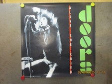 DOORS Alive She Cried Promo Poster New! Unused! 1983 Elektra Records Psychedelic