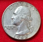 1963 Silver Washington 25c Quarter DDO-002 WDDO-013 Doubled Die Obverse