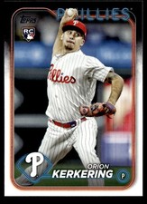 ORION KERKERING 2024 TOPPS SERIES 2 RC PHILADELPHIA PHILLIES #520