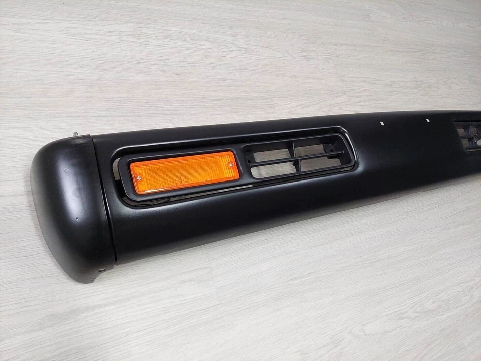 Conjunto de lâmpadas de grade de para-choque dianteiro preto para Nissan 1993-95 corpo rígido pronto para caber - Imagem 3 de 4