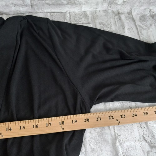 Natori Wrap Robe Womens Medium Black Belted Cozy Loungewear Modal Full Length - Picture 6 of 7