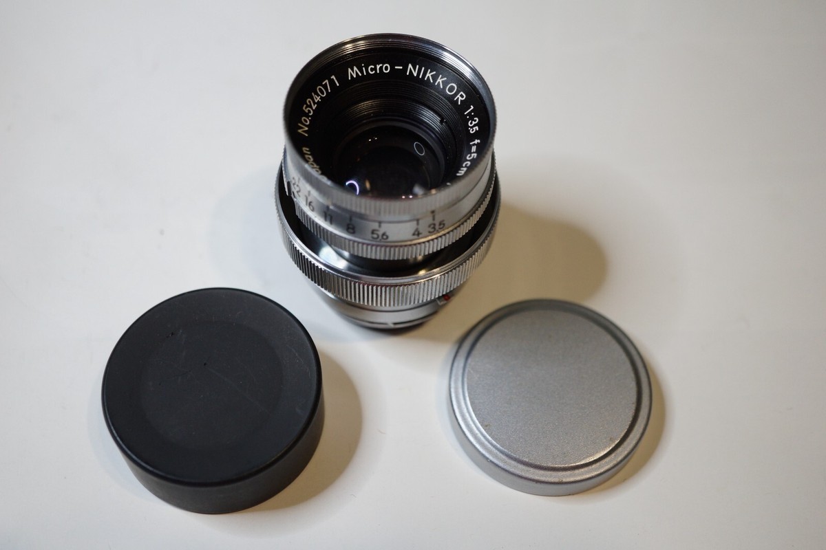 MICRO-NIKKOR 3.5 /f=5cm (50mm)Nippon Kogaku Japan for Nikon MICRO-NIKKOR 3.5 /f=5cm (50mm)Nippon Kogaku Japan for Nikon